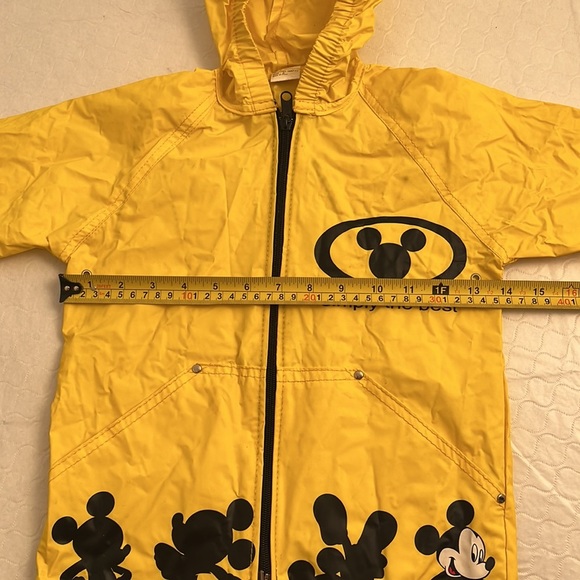 Mickey’s Stuff for Kids yellow Mickey Mouse vintage rain jacket - Picture 7 of 9